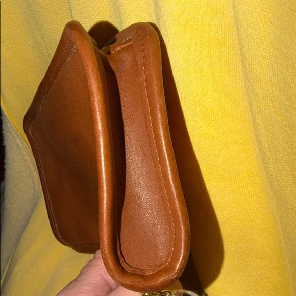 Coach vintage Saddle Brown Leather Zip Pouch Wallet very supple leather - Picture 6 of 16
